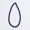 Rdeče modra ogrlica s Swarovski biseri - Image 2