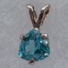Ogrlica trikotni Nebesni Topaz