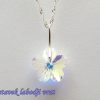 Ogrlica Rožica Severni sij z nastavkom s kristalom Swarovski®